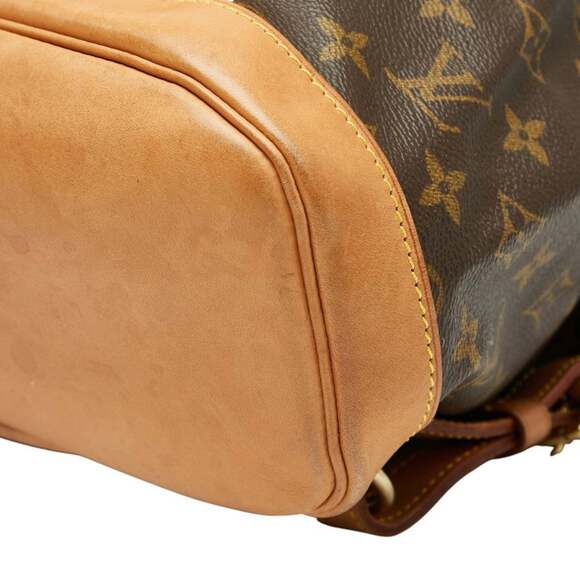 LOUIS VUITTON Brown Monogram Leather Backpack main image 7